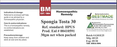spongia tosta - Spongia Tosta 30